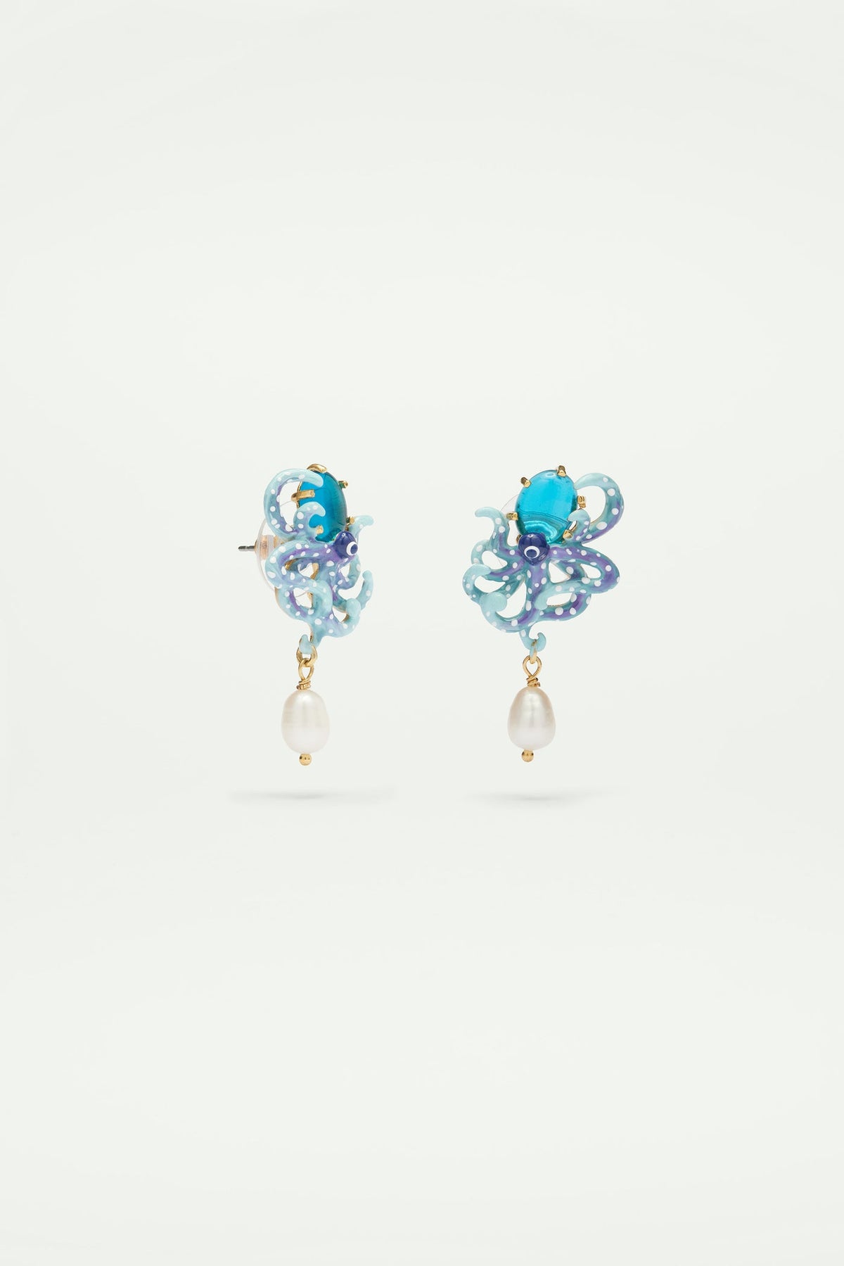 Post Earrings SPLENDEURS DES PROFONDEURS — detail view
