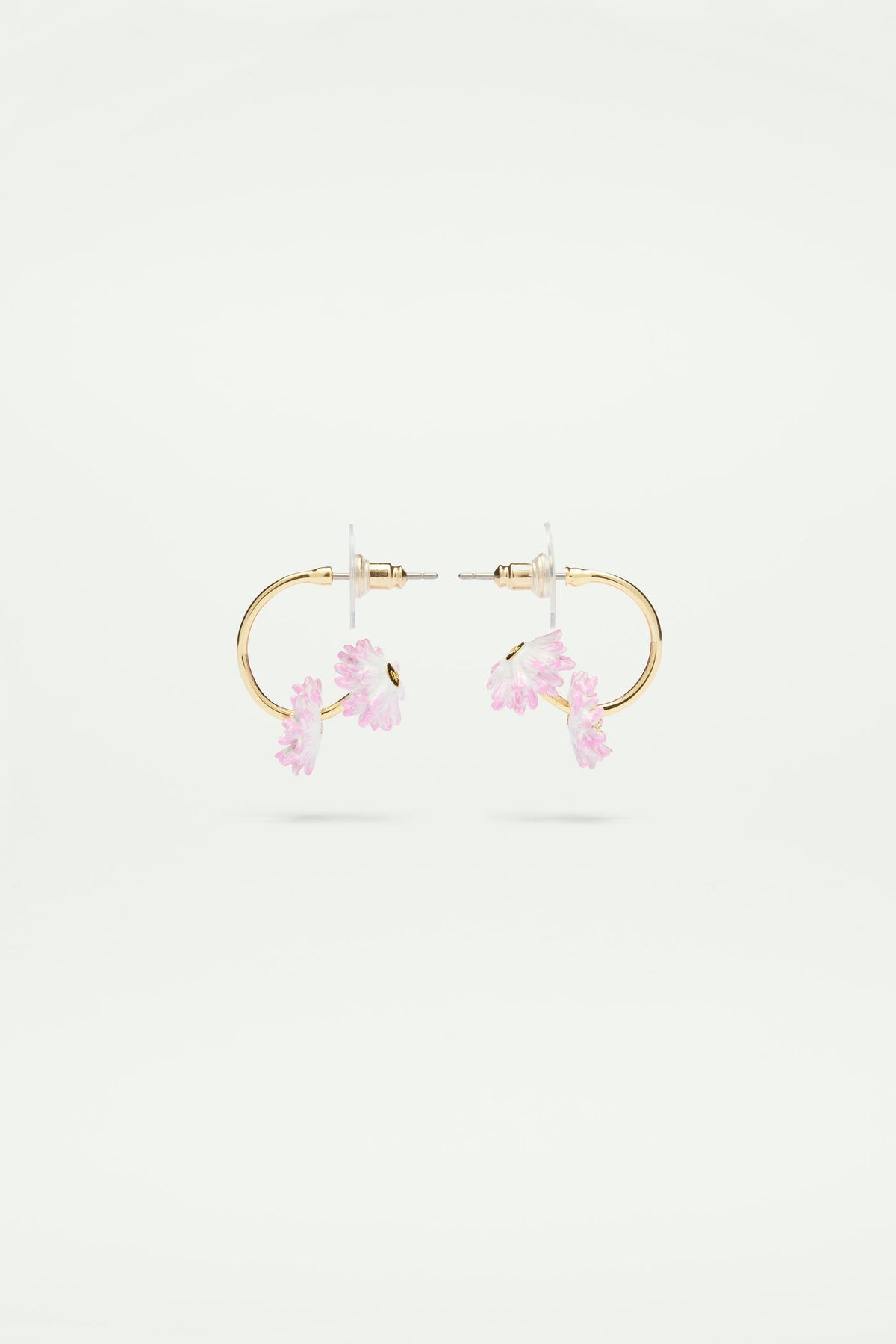 Post Earrings FLEURS DE POETES — front view