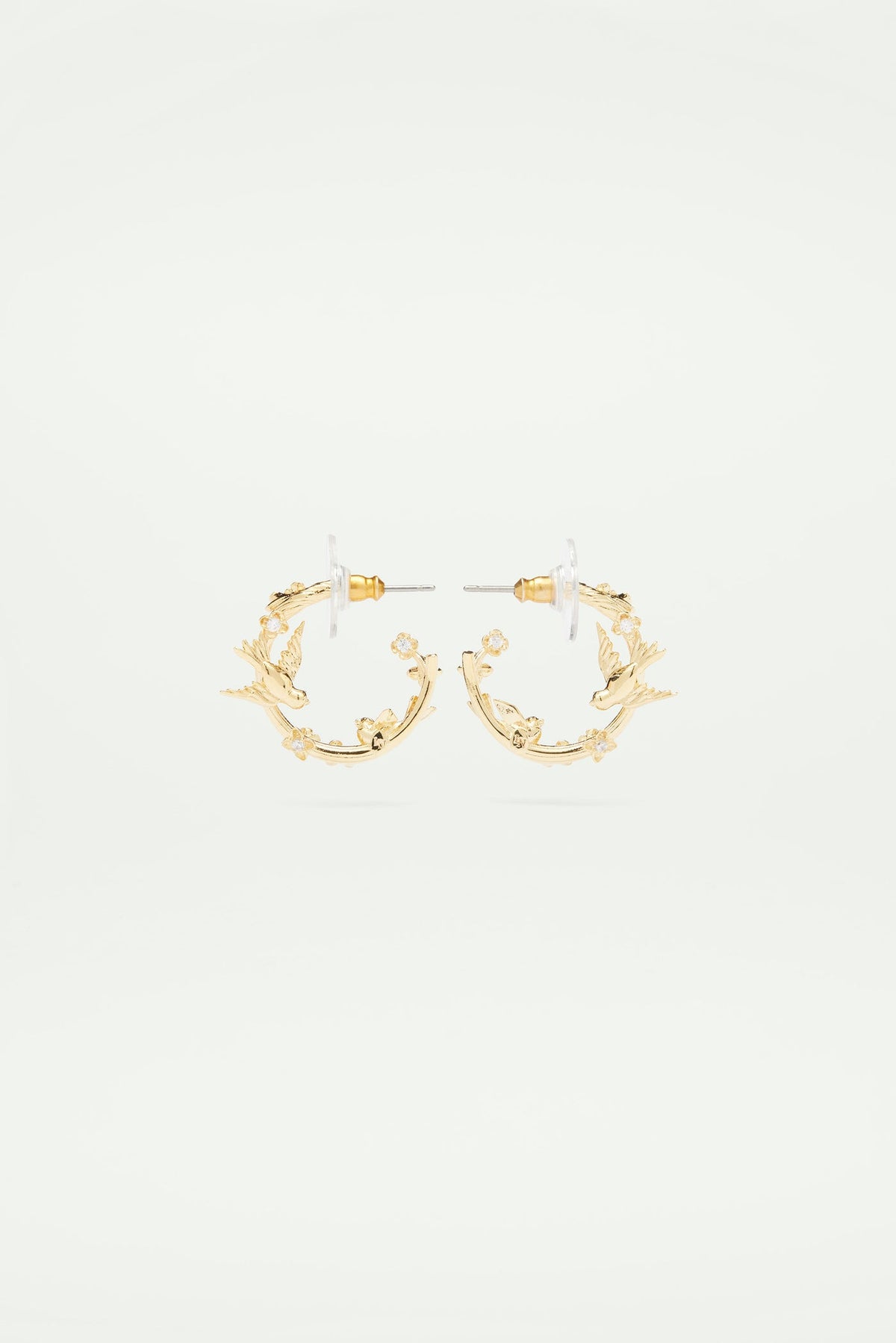 Post Earrings NATURE FLAMBOYANTE — front view