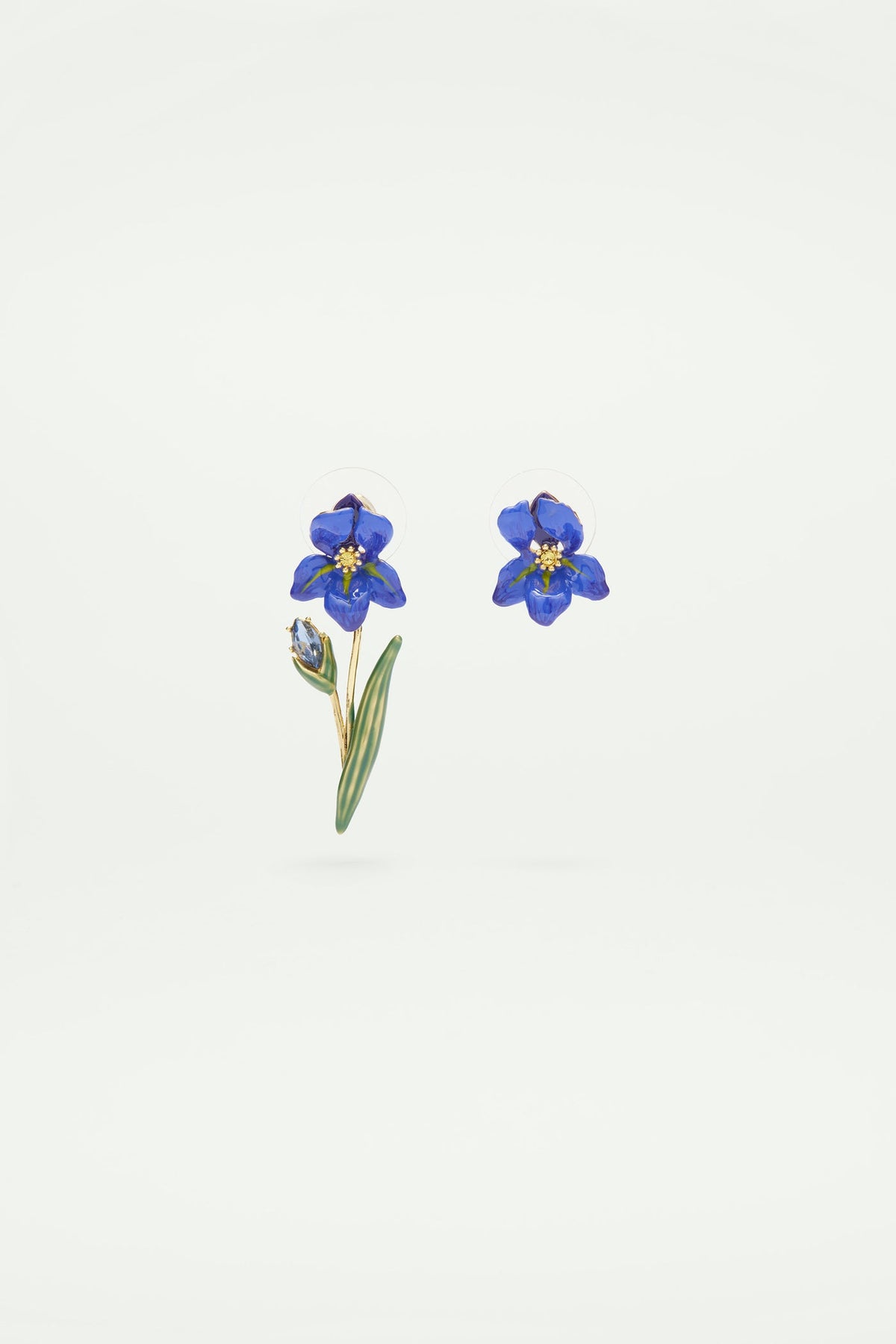 Post Earrings LES IRIS DE VINCENT — front view