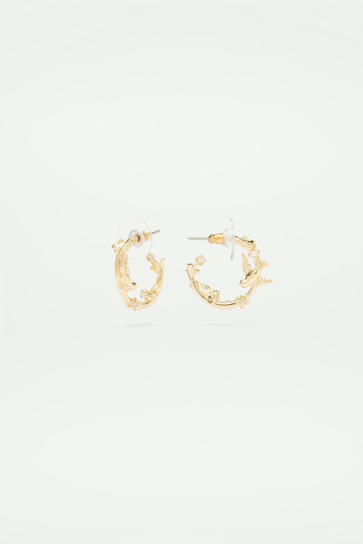 Post Earrings NATURE FLAMBOYANTE — detail view