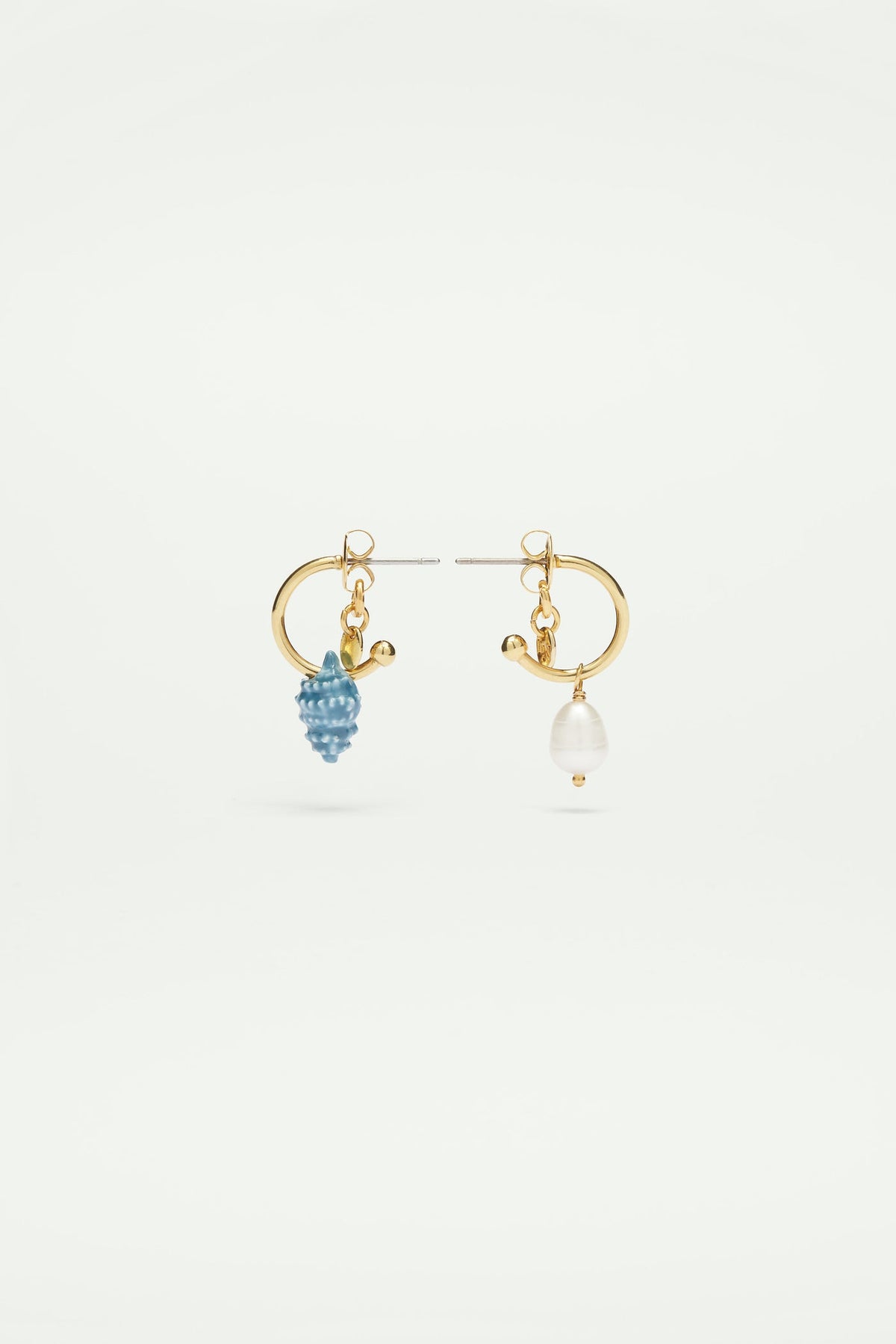 Post Earrings SPLENDEURS DES PROFONDEURS — front view