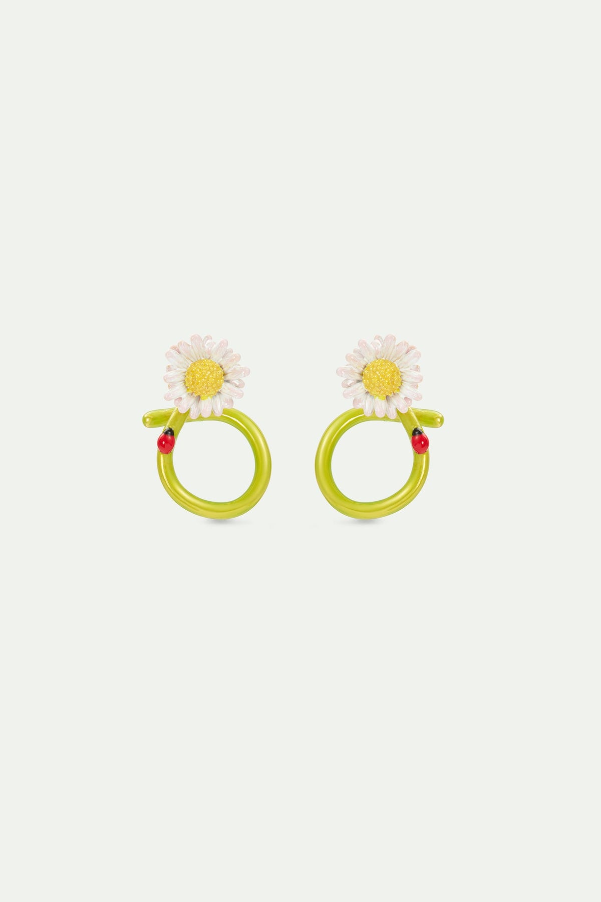 Post Earrings LES PENDENTIFS — front view