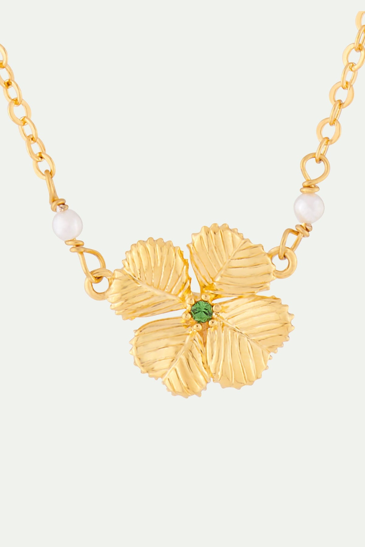 42+5cm Necklace FLEUR DE CHANCE — detail view