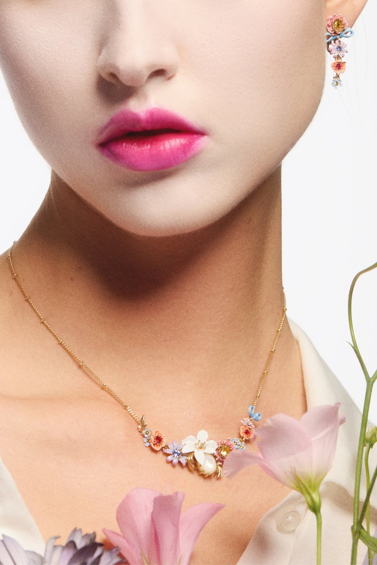 Clip Earrings PETIT TRIANON — worn by a model