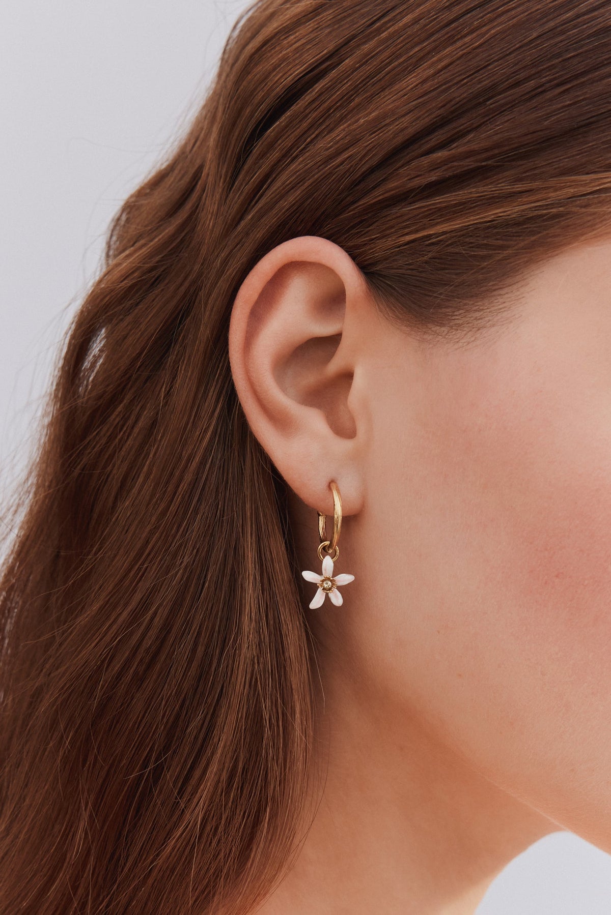 Post Earrings MIGNON CITRON — detail view