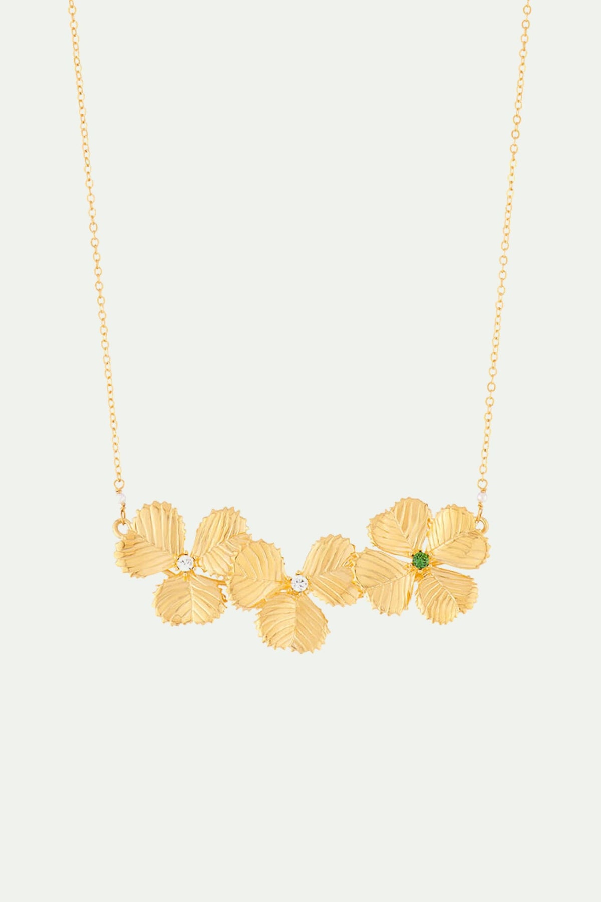 42+5cm Necklace FLEUR DE CHANCE — front view