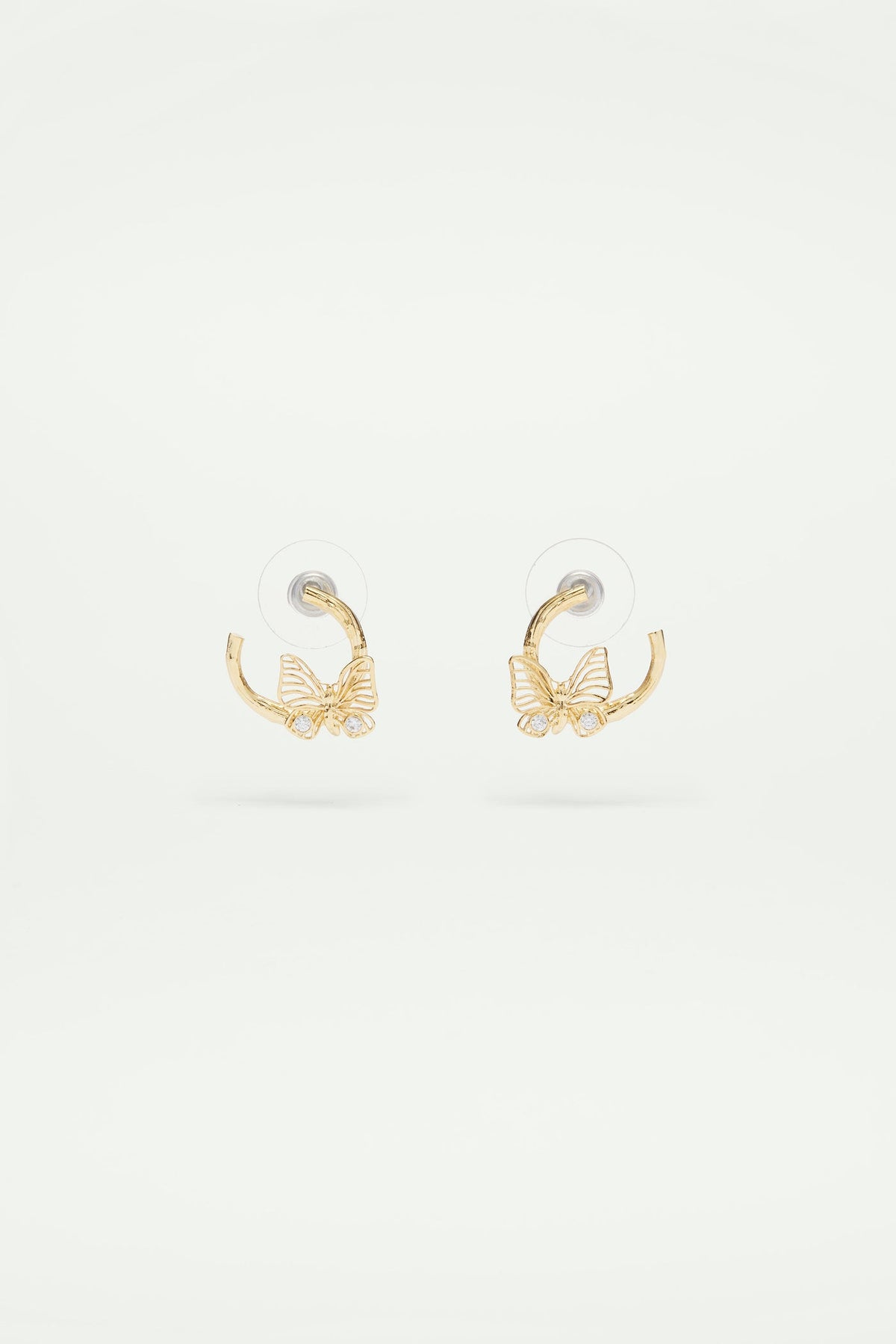Post Earrings NATURE FLAMBOYANTE — front view