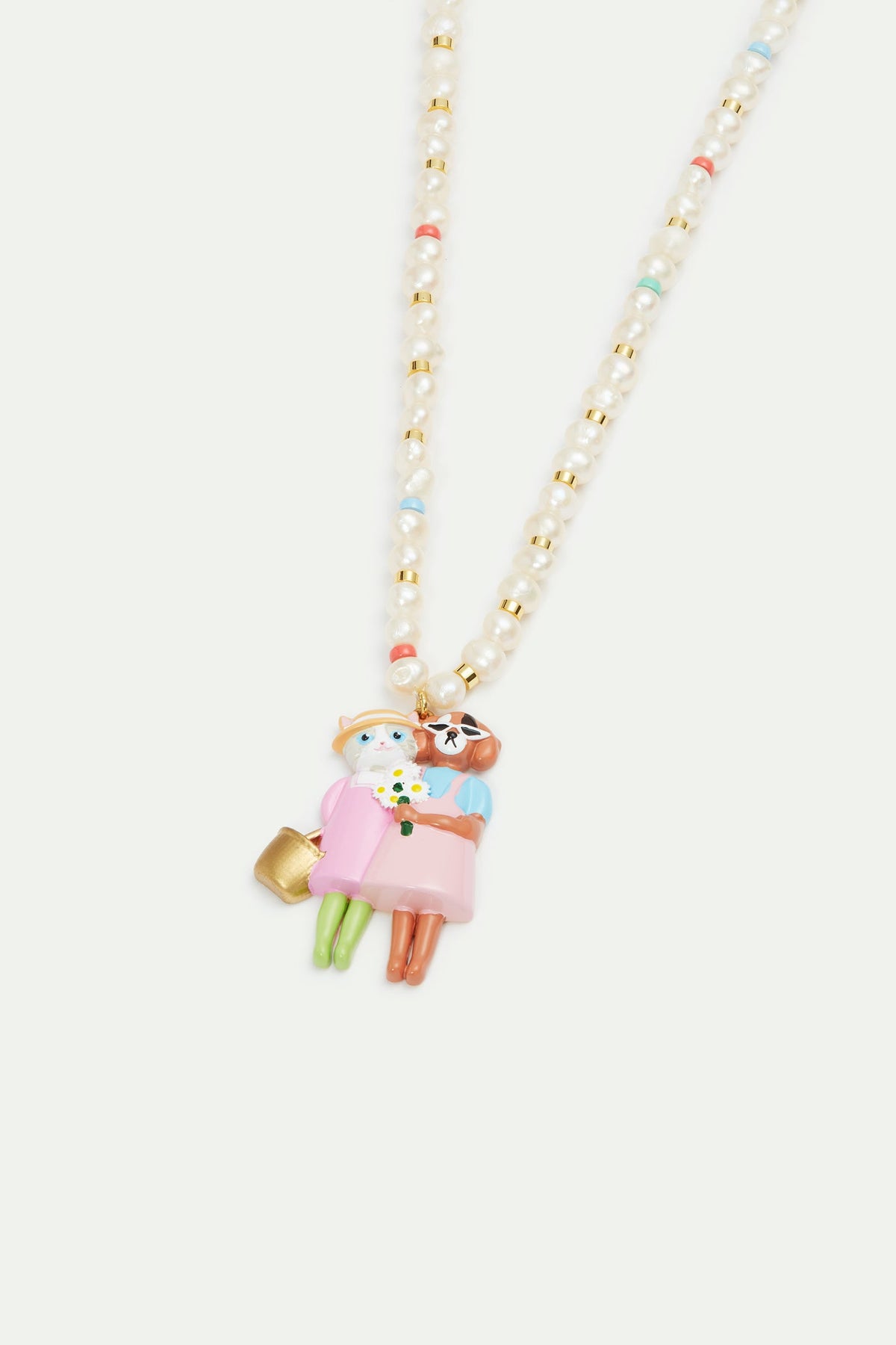 Necklace 45+5cm HAPPY PICNIC — detail view