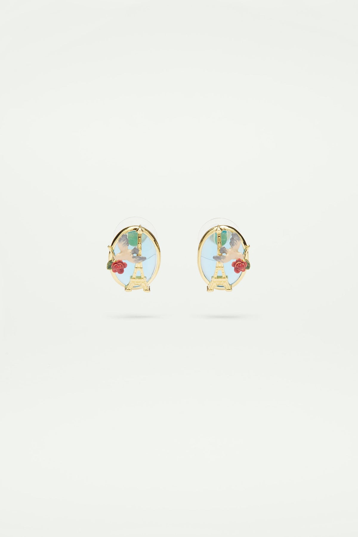 Clip Earrings SOUVENIRS DE PARIS — front view