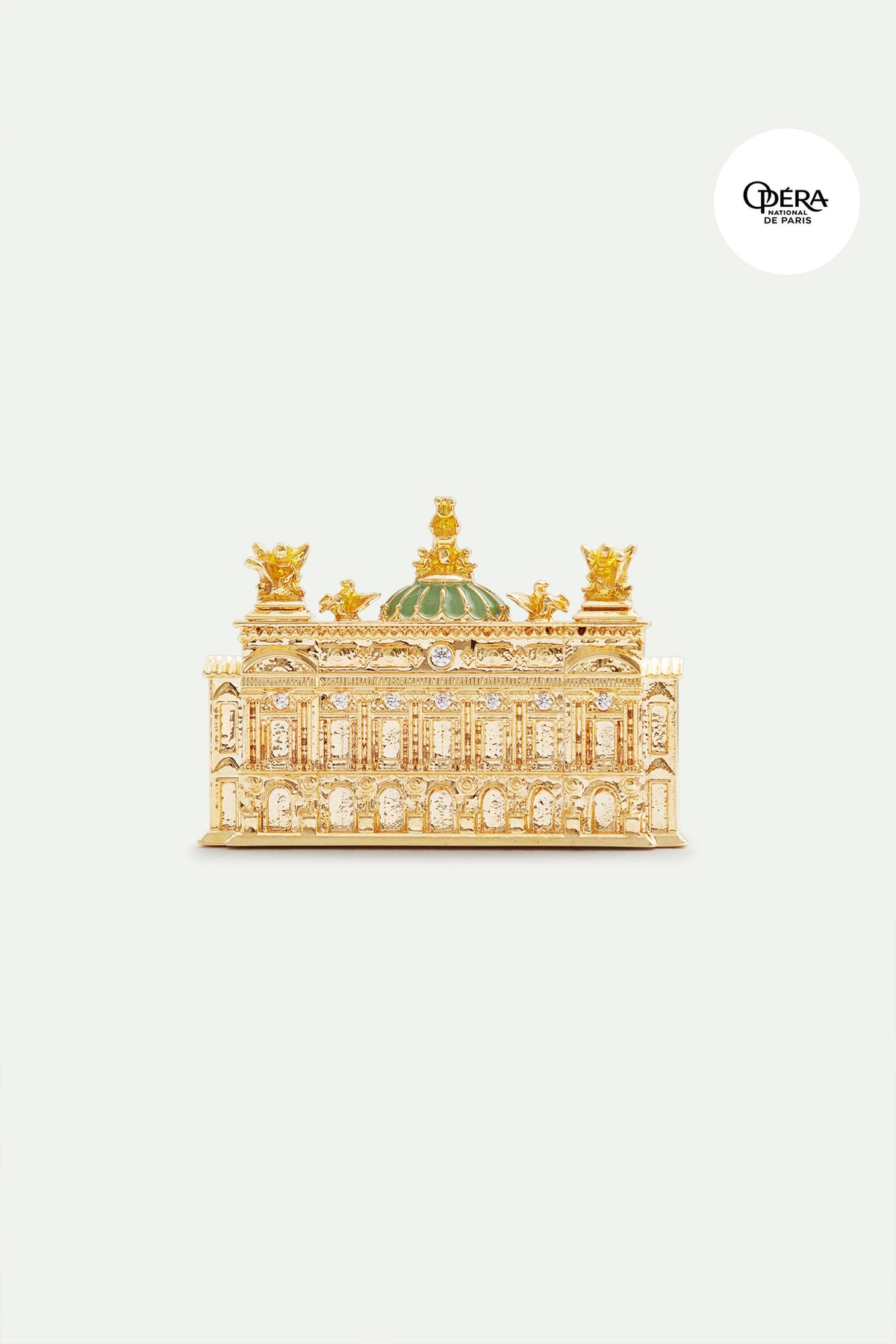 Brooch OPERA NATIONAL DE PARIS - PALAIS GARNIER — front view