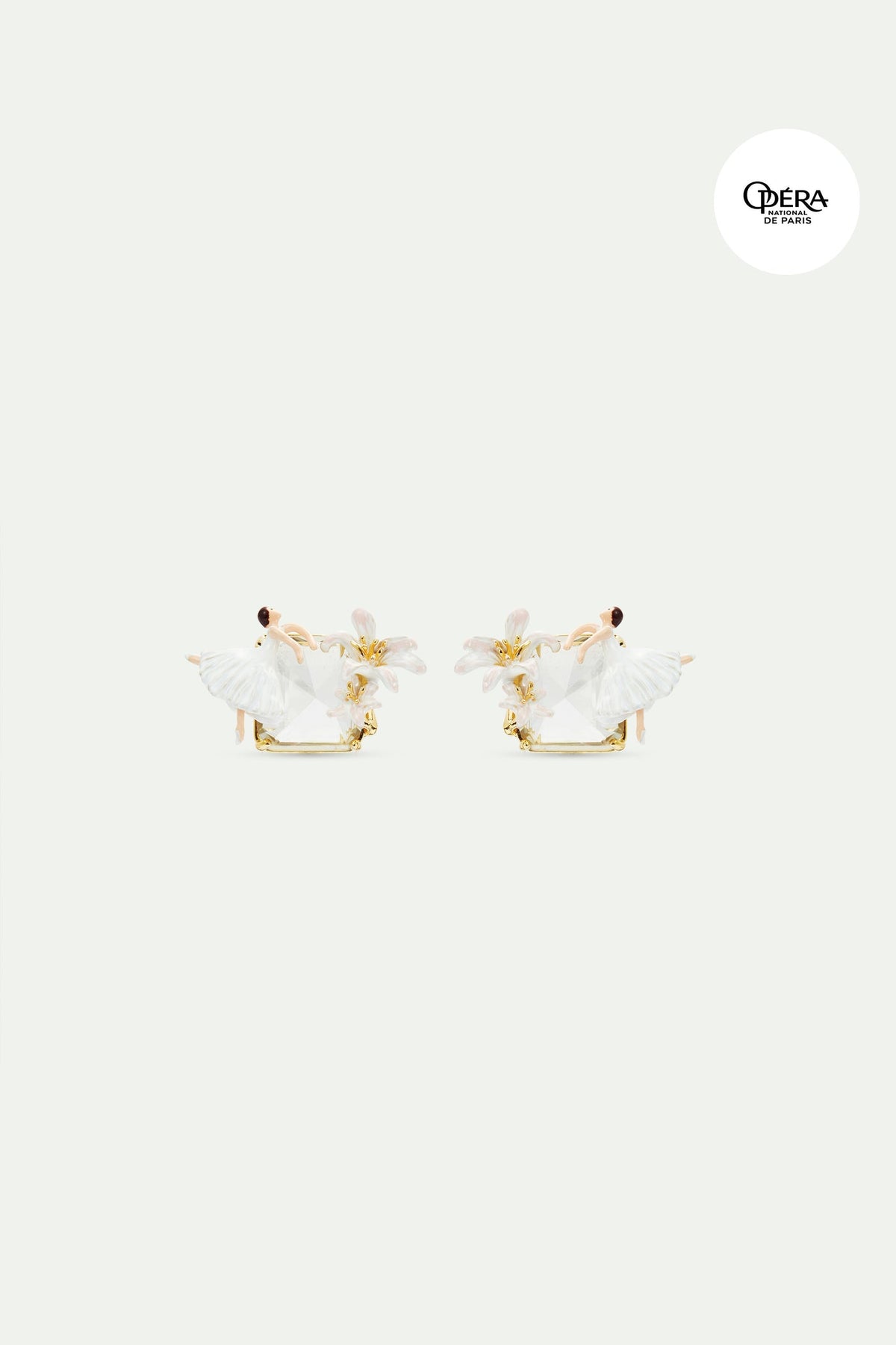 Post Earrings OPERA NATIONAL DE PARIS - GISELLE — front view