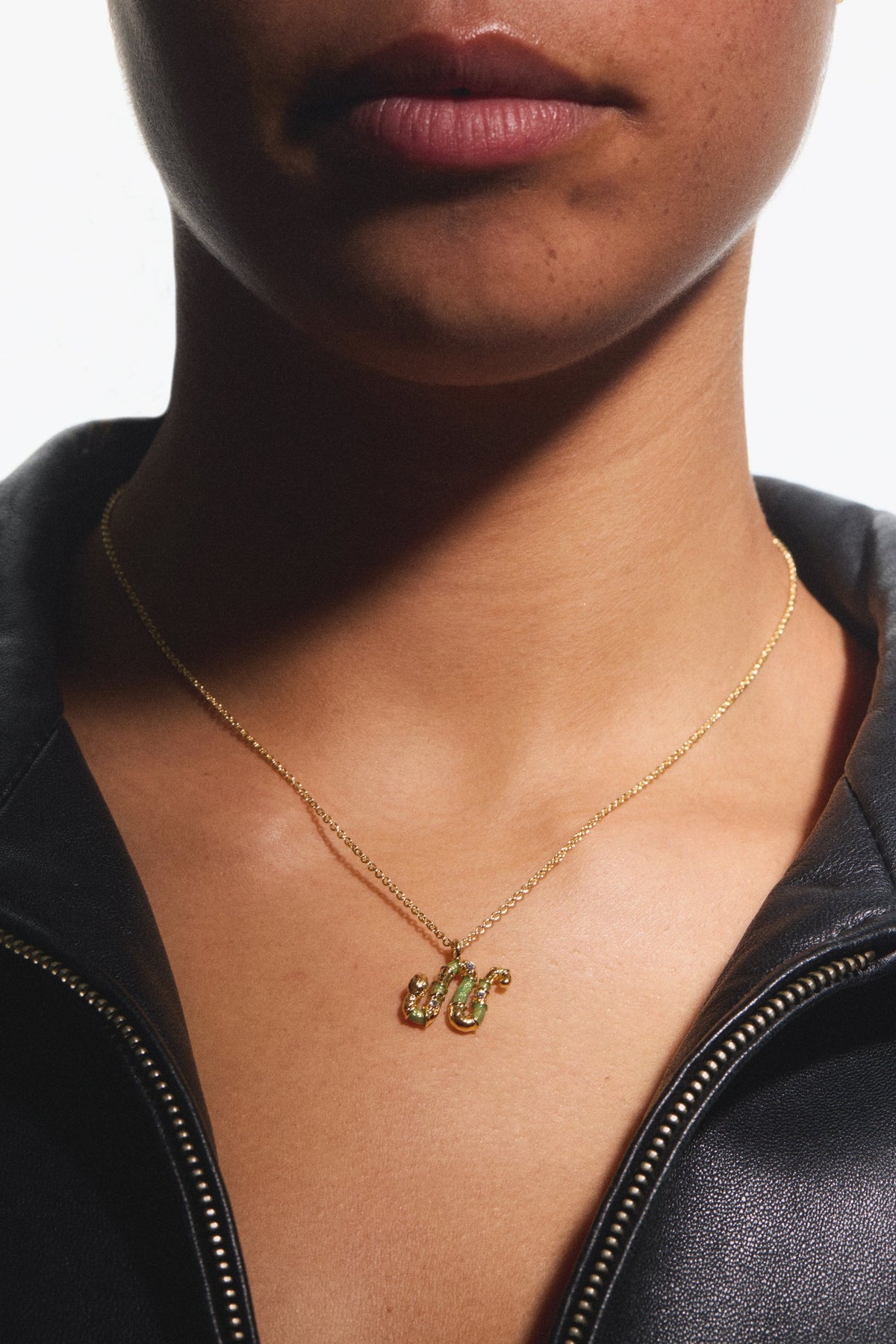 Necklace 42+5cm NOUVEL AN LUNAIRE — worn by a model