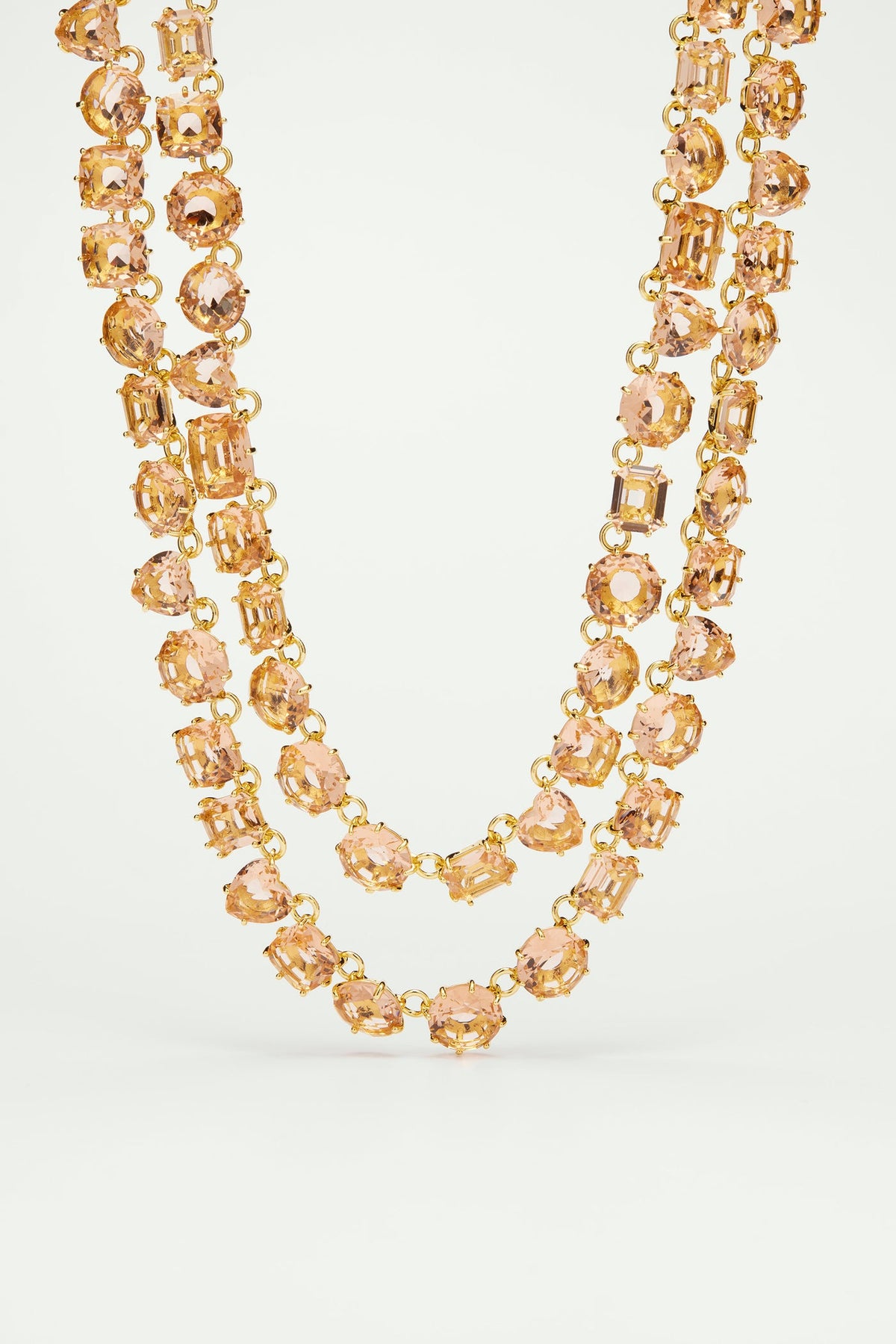 Necklace 49cm LA DIAMANTINE Fleurs des Poètes — front view