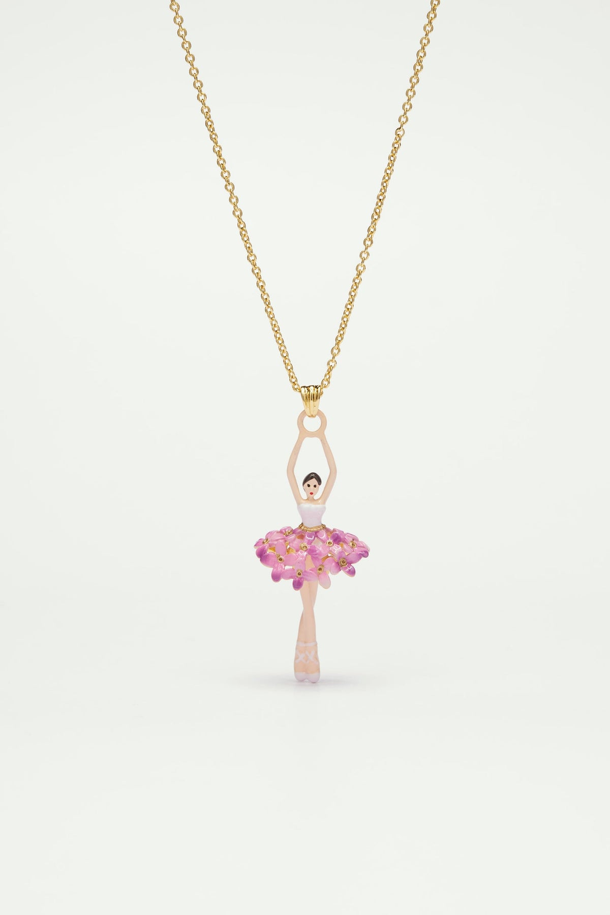 Necklace 55cm PAS DE DEUX Fleurs des Poètes — front view