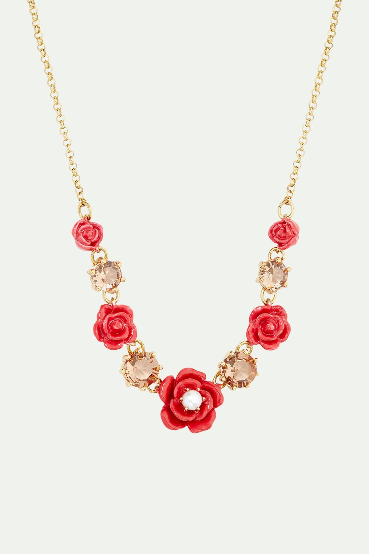 Necklace 42+5cm ANTICA ROSA — front view