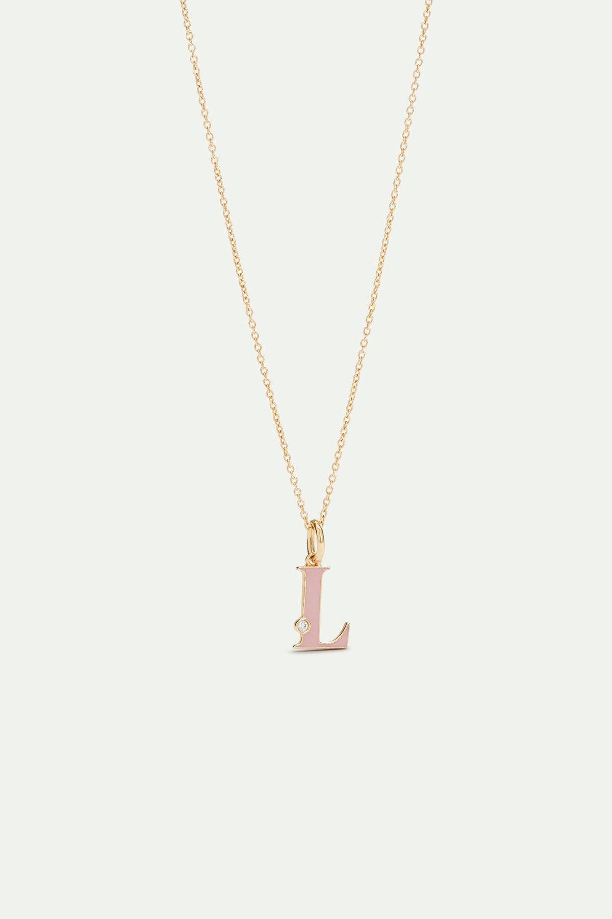 Necklace 42+5cm INITIALES L — front view