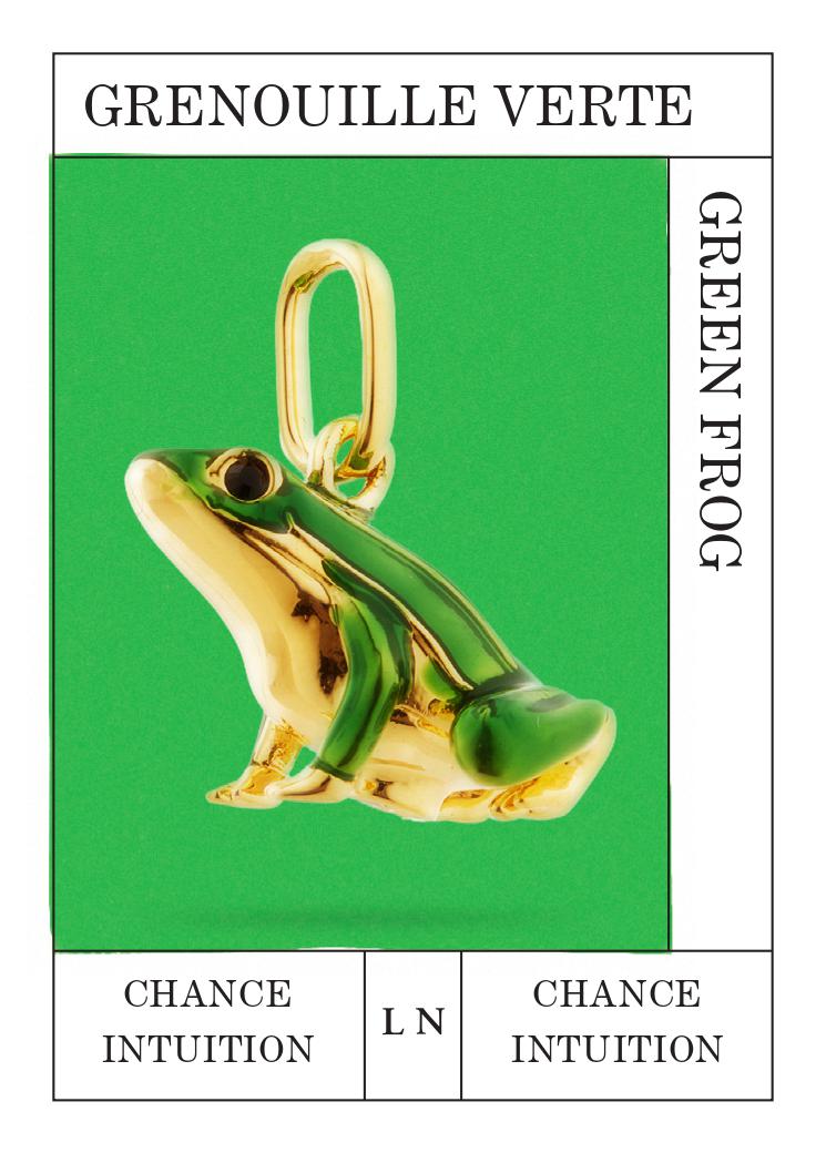 Pendant LES PENDENTIFS grenouille — detail view
