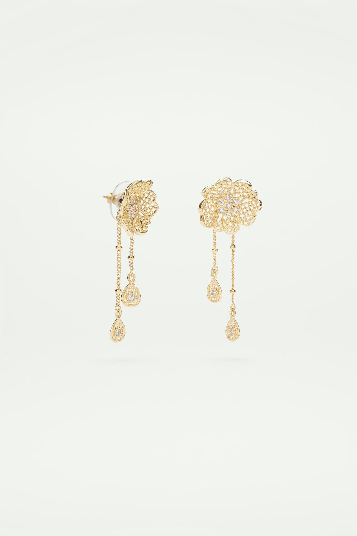 Post Earrings FIL D'OR — detail view