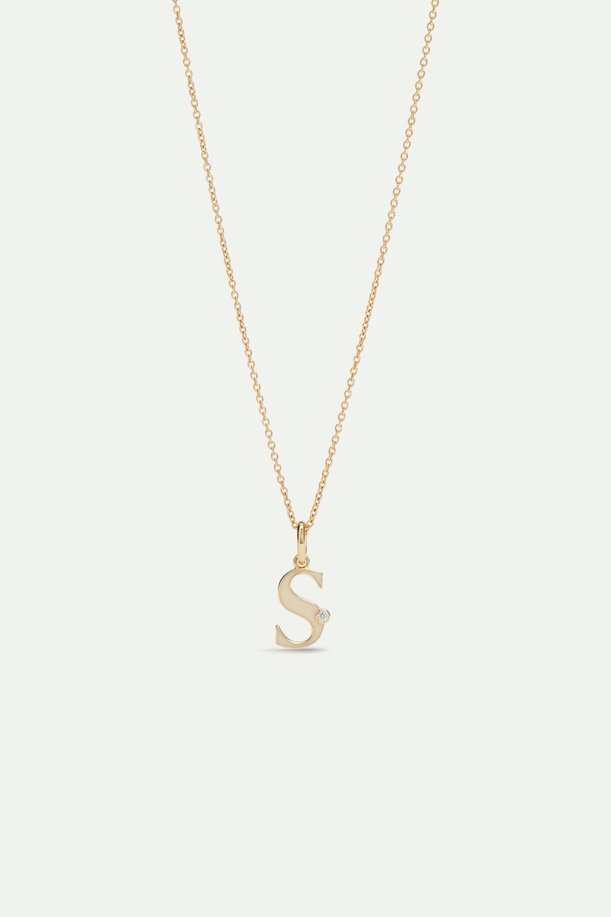 Necklace 42+5cm INITIALES S — front view
