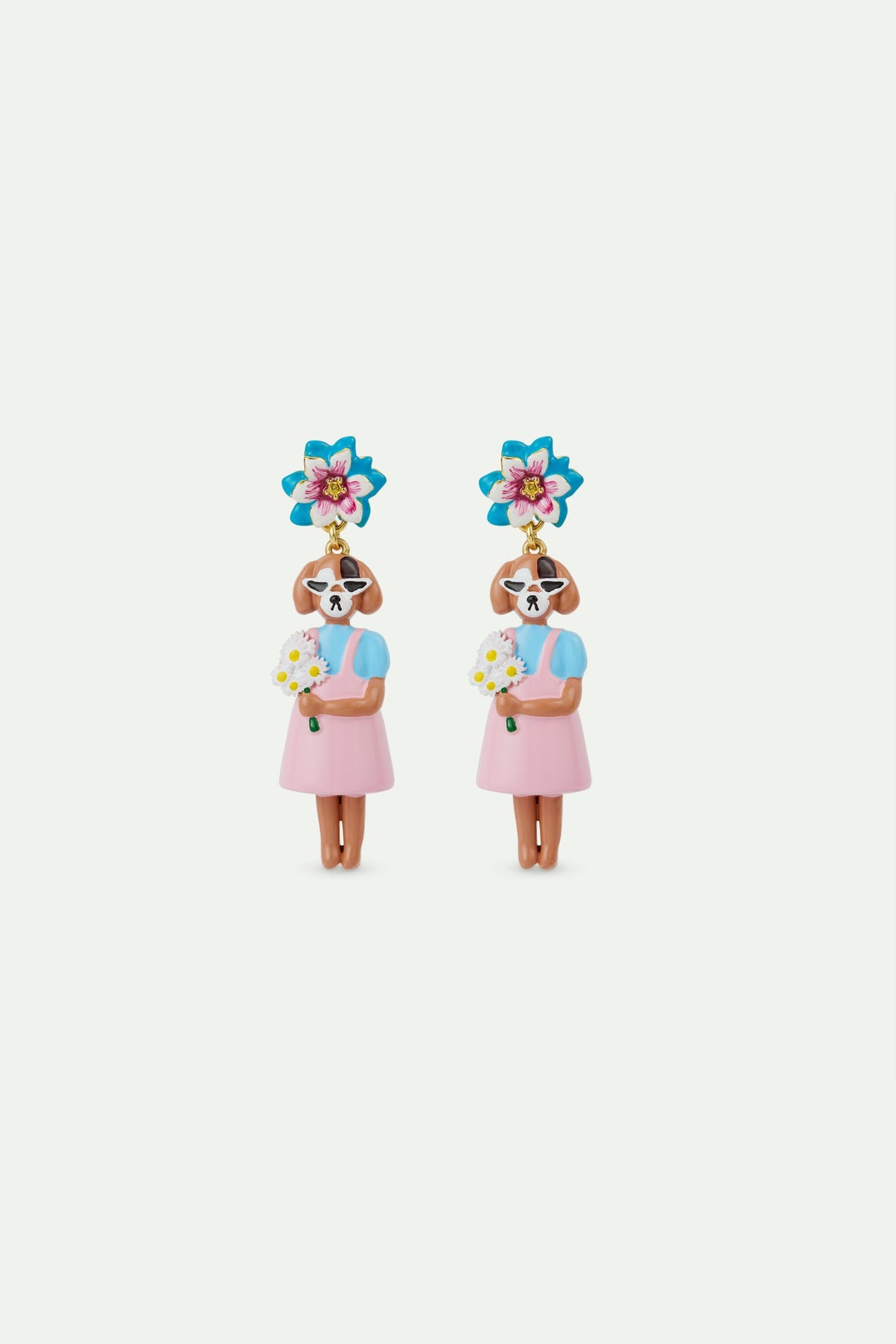 Clip Earrings HAPPY PICNIC — front view