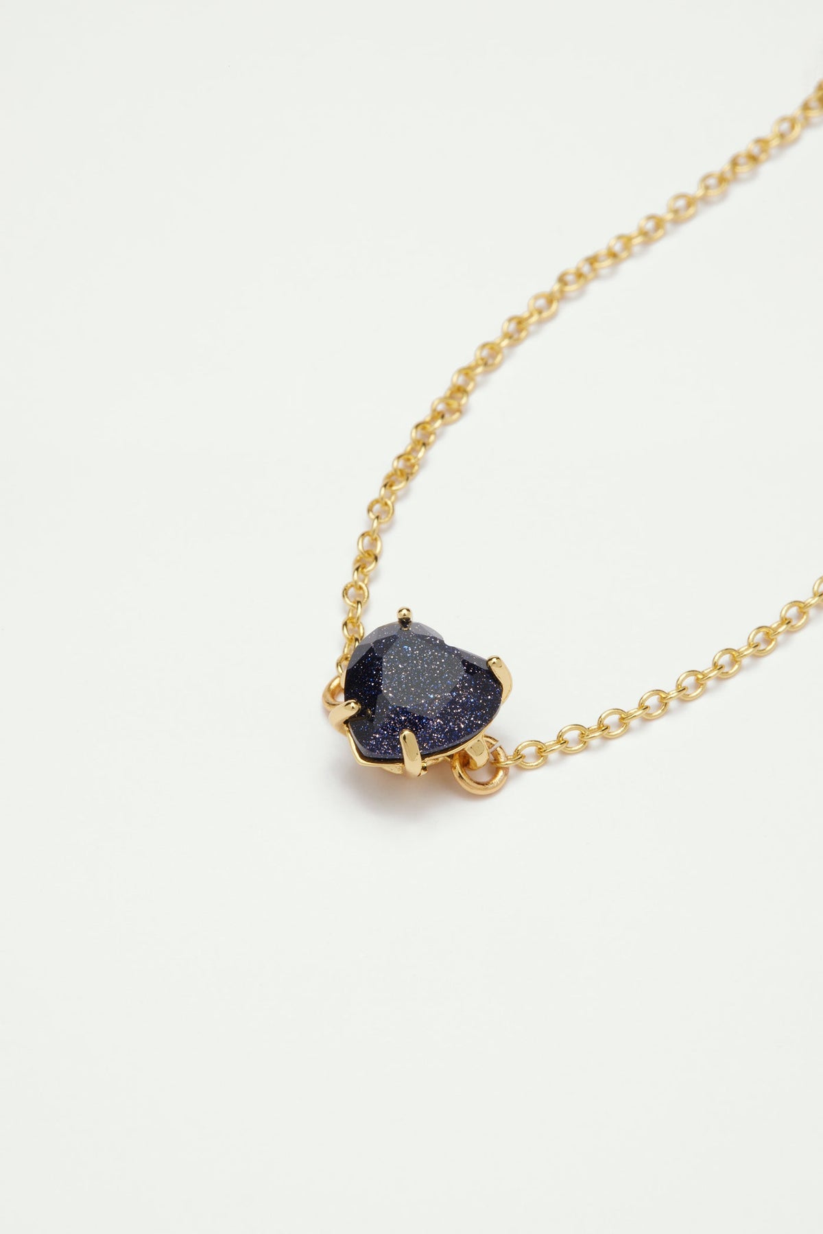 15.5 + 3 cm Bracelet LA DIAMANTINE Sparkling navy blue — detail view