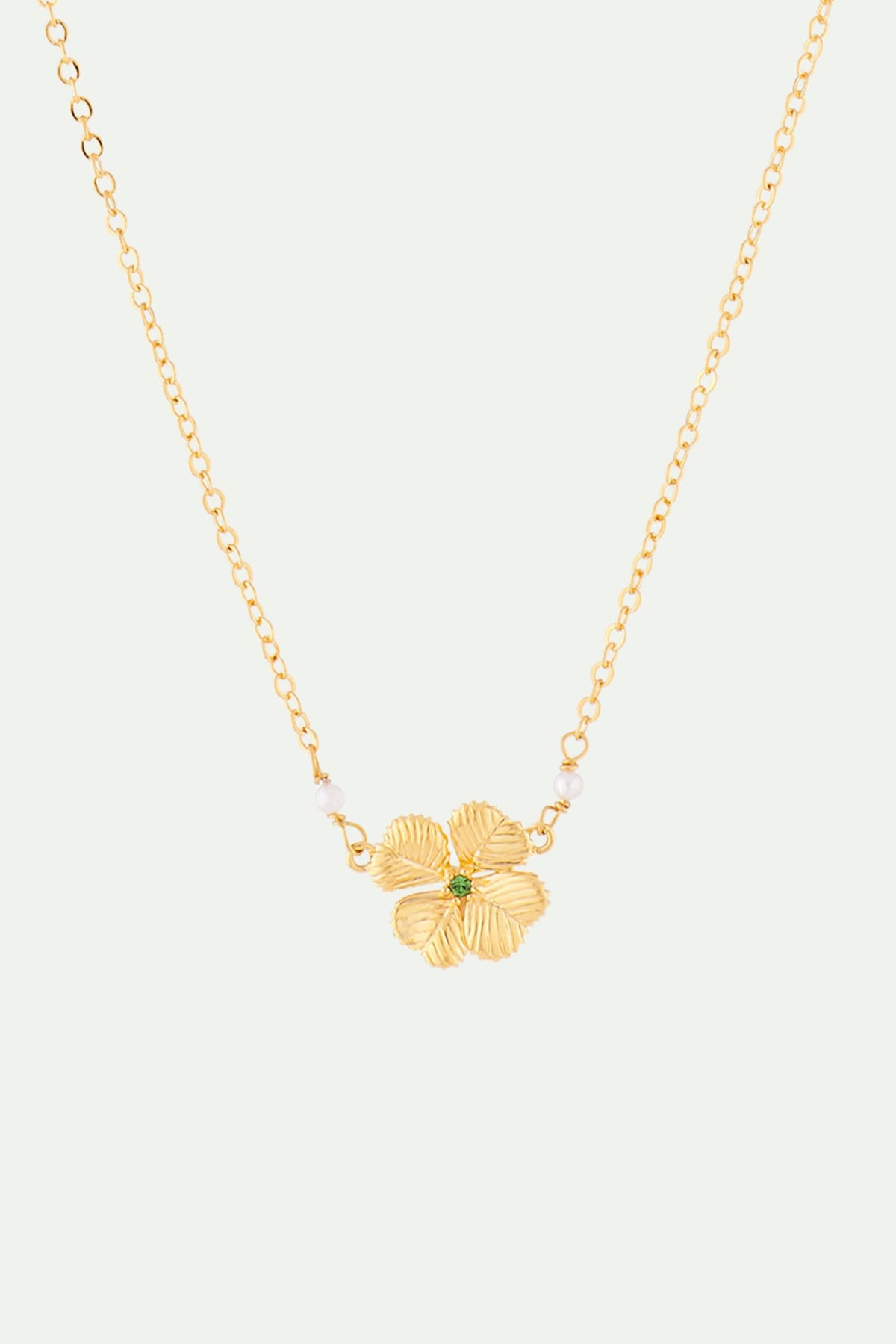 42+5cm Necklace FLEUR DE CHANCE — front view