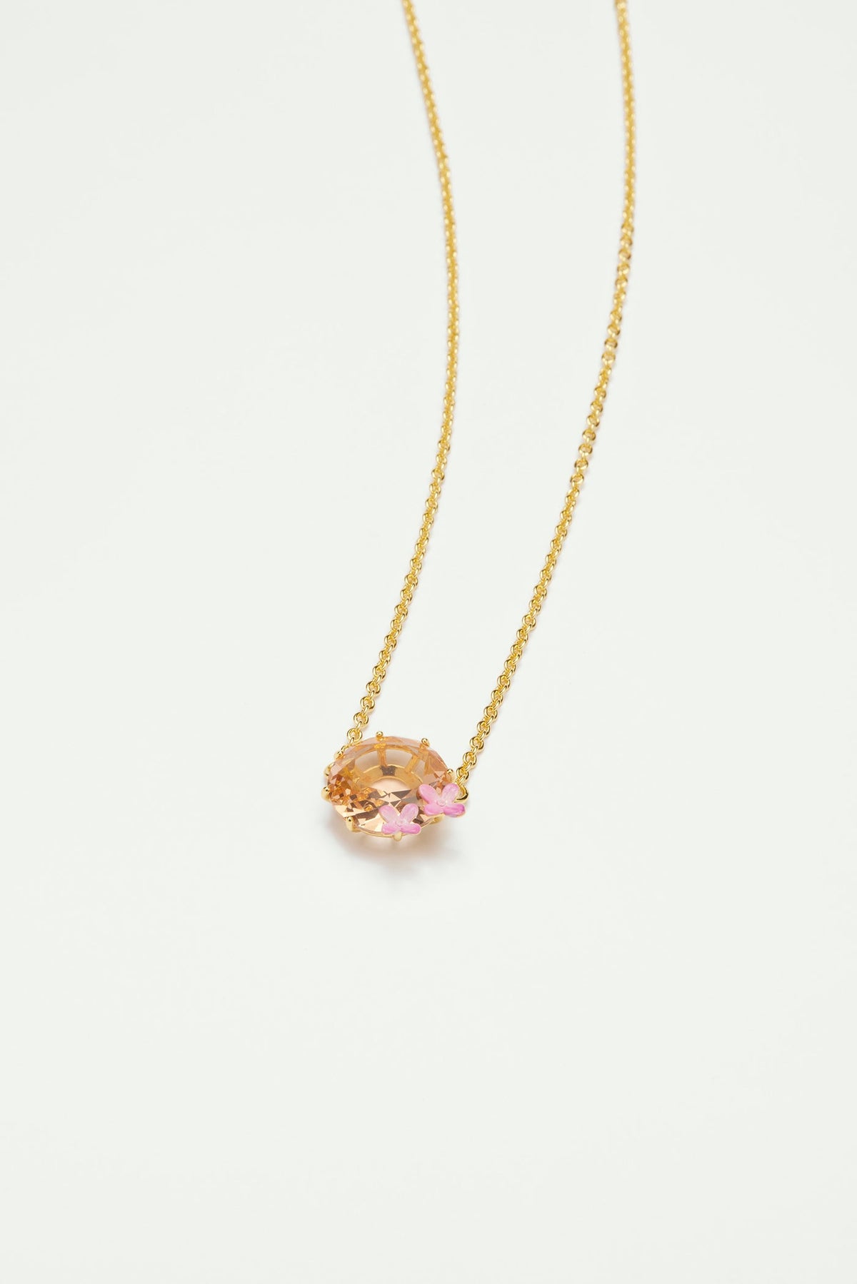 Necklace 38+5cm LA DIAMANTINE Fleurs des Poètes — detail view