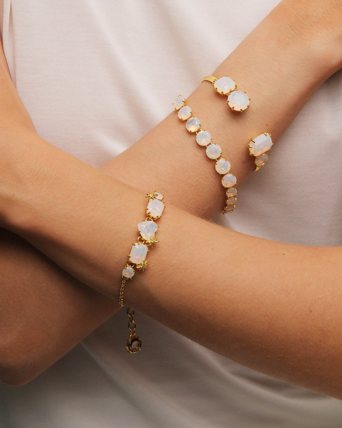 Bracelet 15.5+3cm LA DIAMANTINE Etoilée — worn by a model