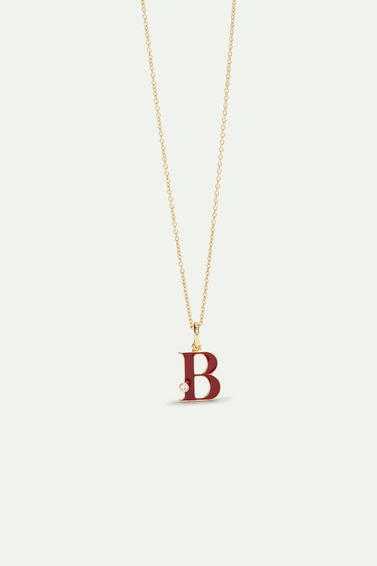 Necklace 42+5cm INITIALES B — front view