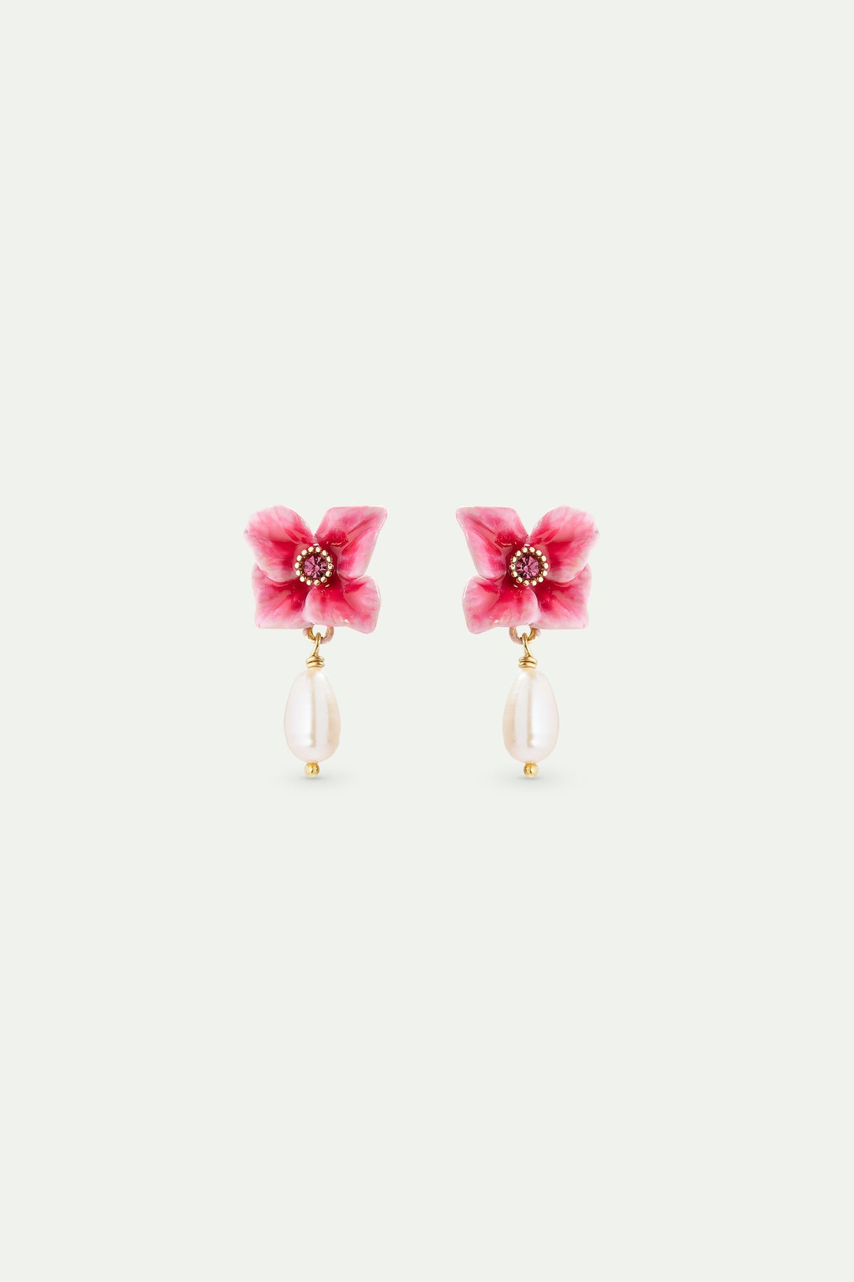 Clip Earrings JARDIN D'HORTENSE — front view