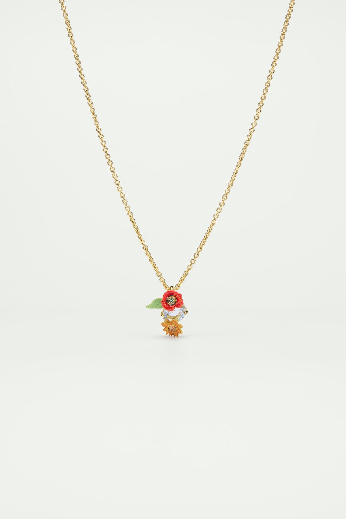 Necklace 40+5cm FLEURS DE POETES — front view