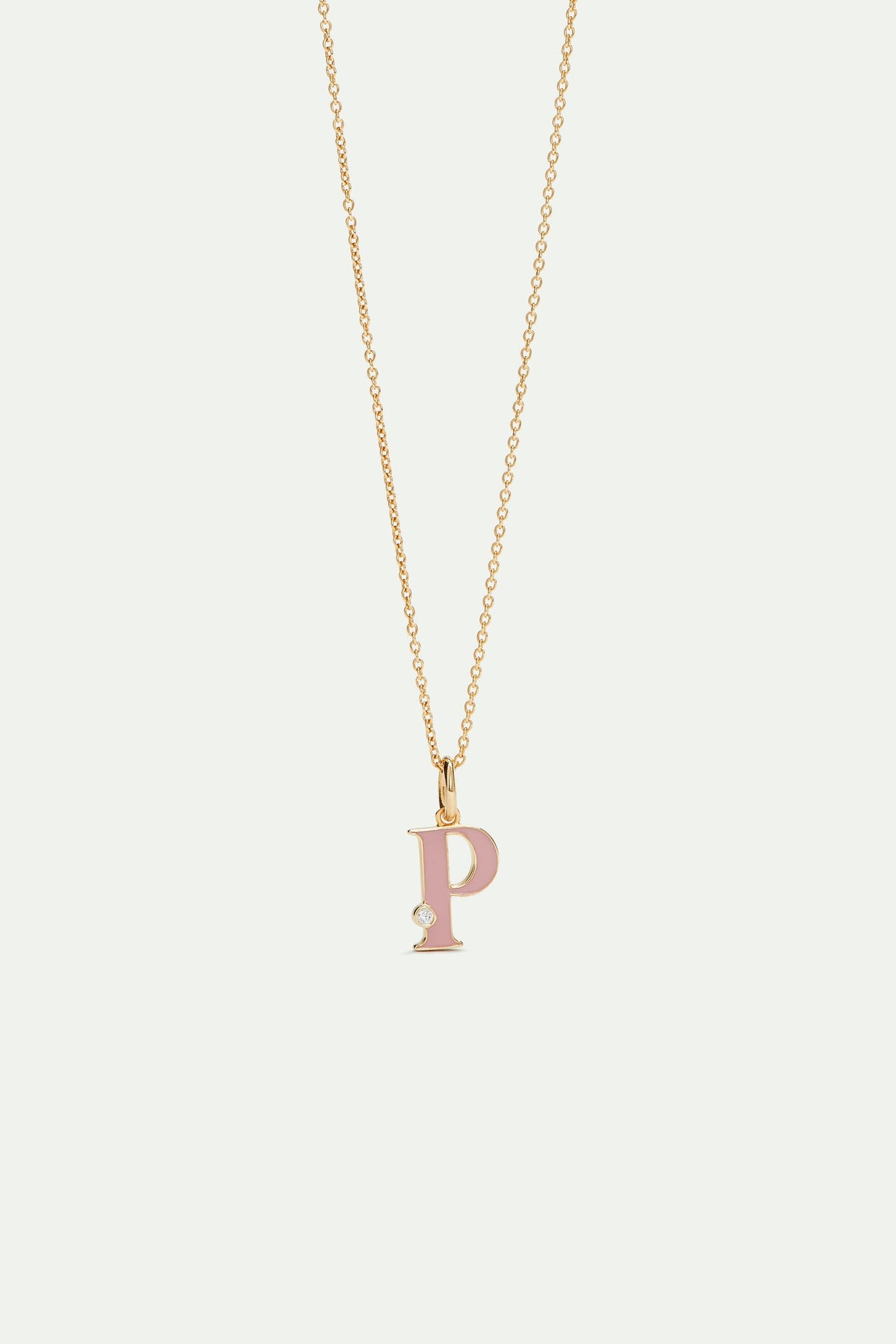 Necklace 42+5cm INITIALES P — front view