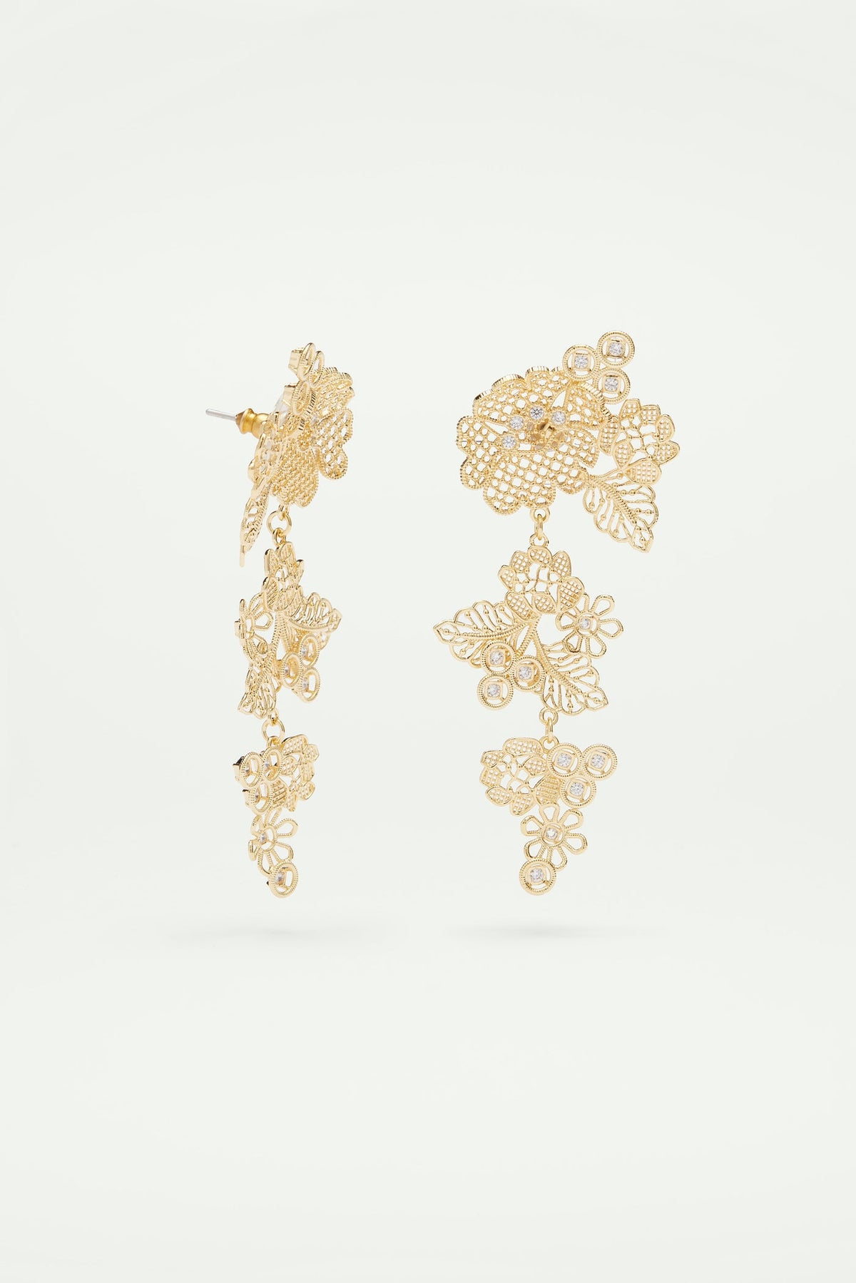 Post Earrings FIL D'OR — detail view